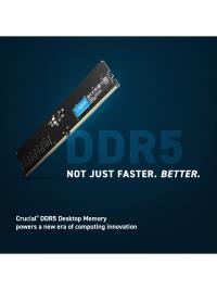 CRUCIAL 8GB DDR5 4800MHZ CL40 PC RAM VALUE CT8G48C40U5 PC RAM